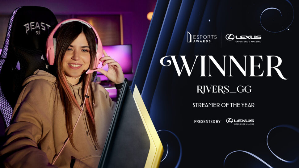 Riversgg becomes Streamer of the Year at Esports Awards 2023 cover image
