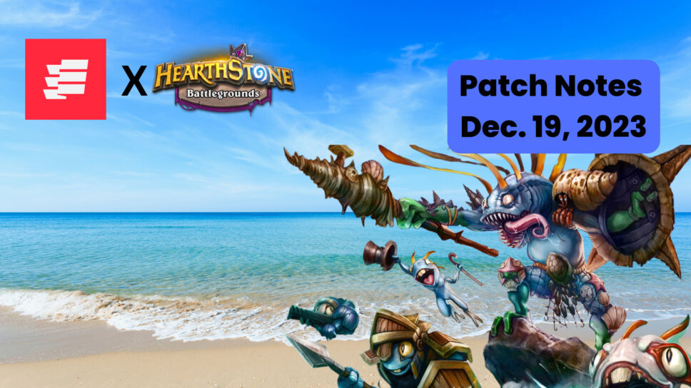 Hearthstone Battlegrounds 28.2.3 Patch Notes: A rising tide of Mrgle cover image