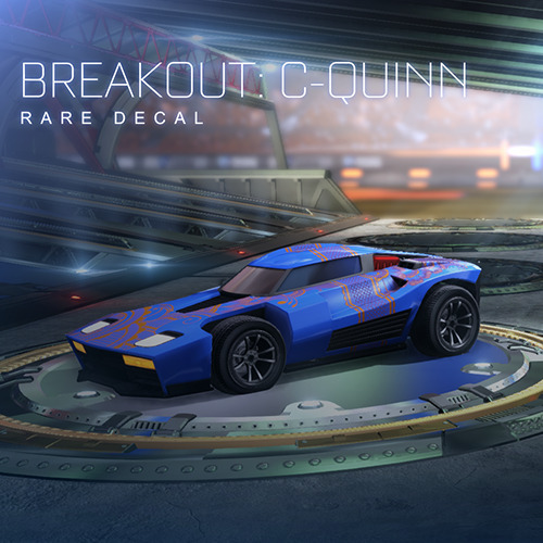 Breakout: C-Quinn Decal (Image via  Psyonix)