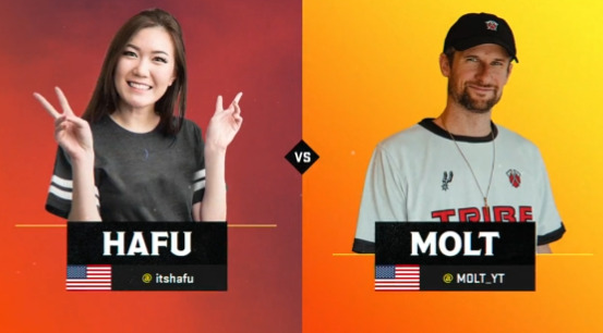 Hafu versus Molt RumbleMania (Image via Blizzard Entertainment)