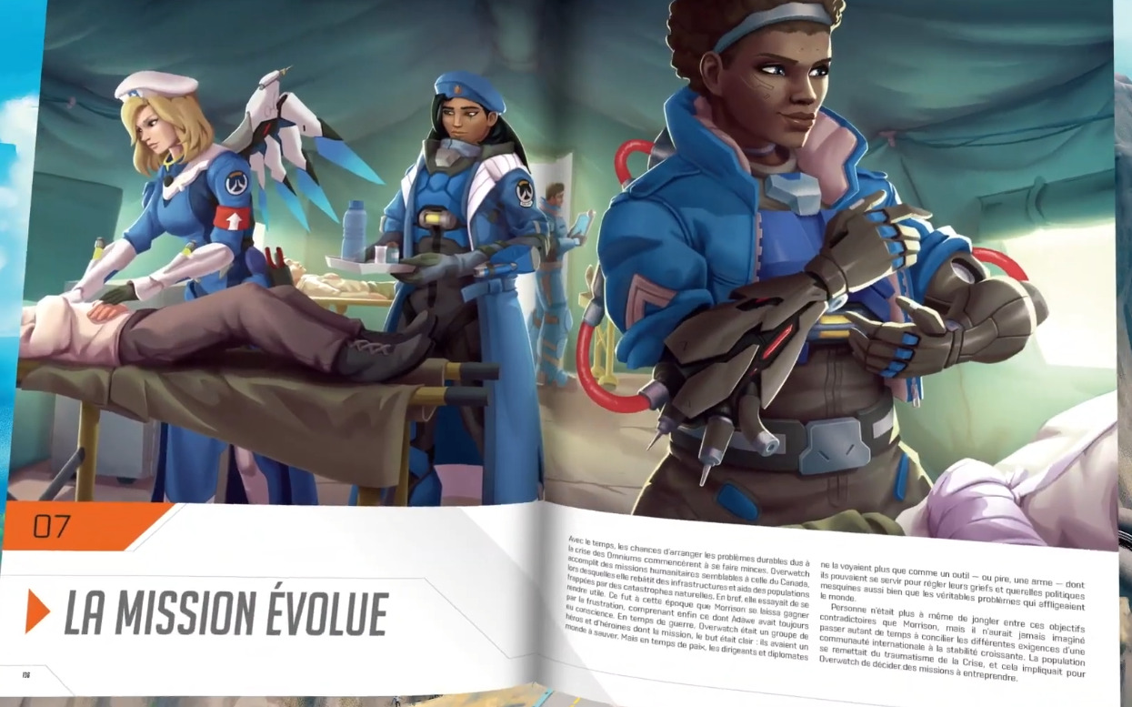 Mercy in Overwatch Declassified (Image via Blizzard Entertainment)