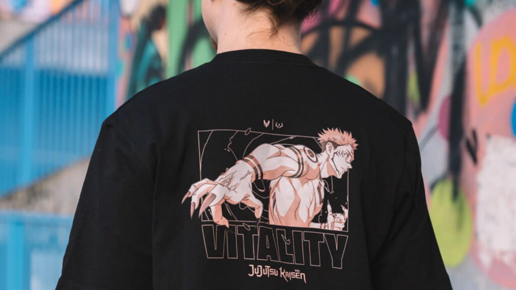 Team Vitality x Jujutsu Kaisen Sukuna t-shirt (Image via Team Vitality)