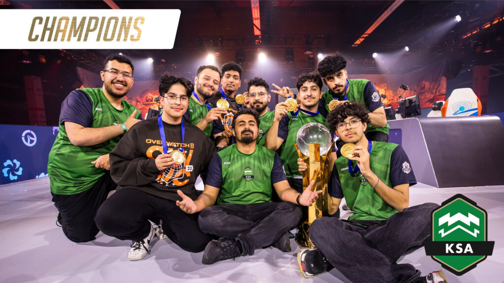 Team Saudi Arabia won the 2023 Overwatch World Cup Finals (Image via Blizzard Entertainment)