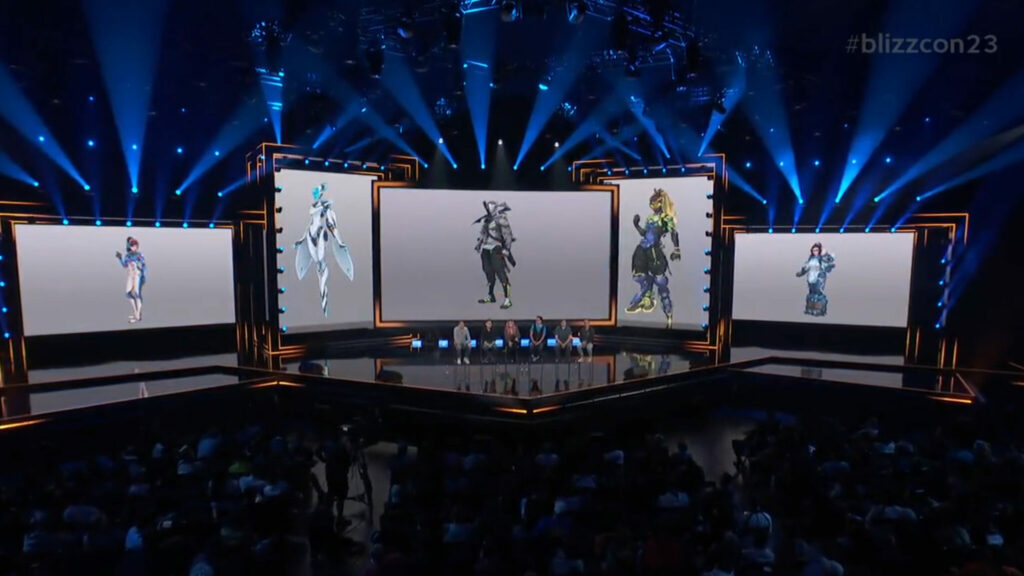 D.Va, Echo, Genji, Lucio, and Mei (Image via Blizzard Entertainment)