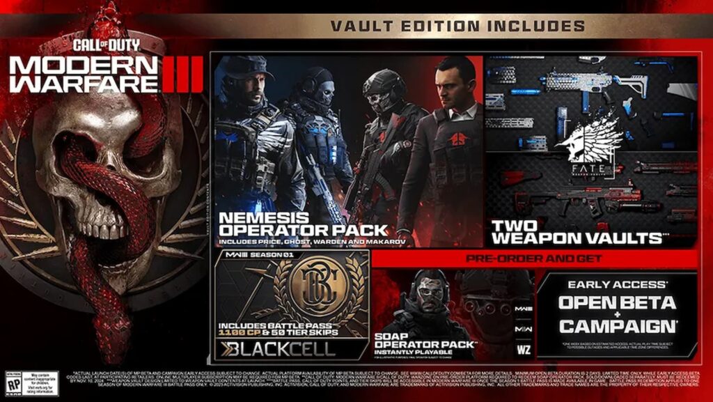 Unleash Your Inner Warrior with the Call of Duty Endowment (C.O.D.E.)  Warrior Pack for Call of Duty: Modern Warfare III and Call of Duty: Warzone
