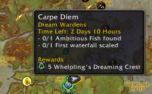The Carpe Diem WoW daily quest out in the Emerald Dream requires that players make a certain fish wish a reality. Here's how to get it done.