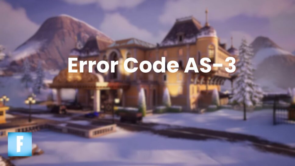 How to fix Epic Games Error Code AS-3 cover image
