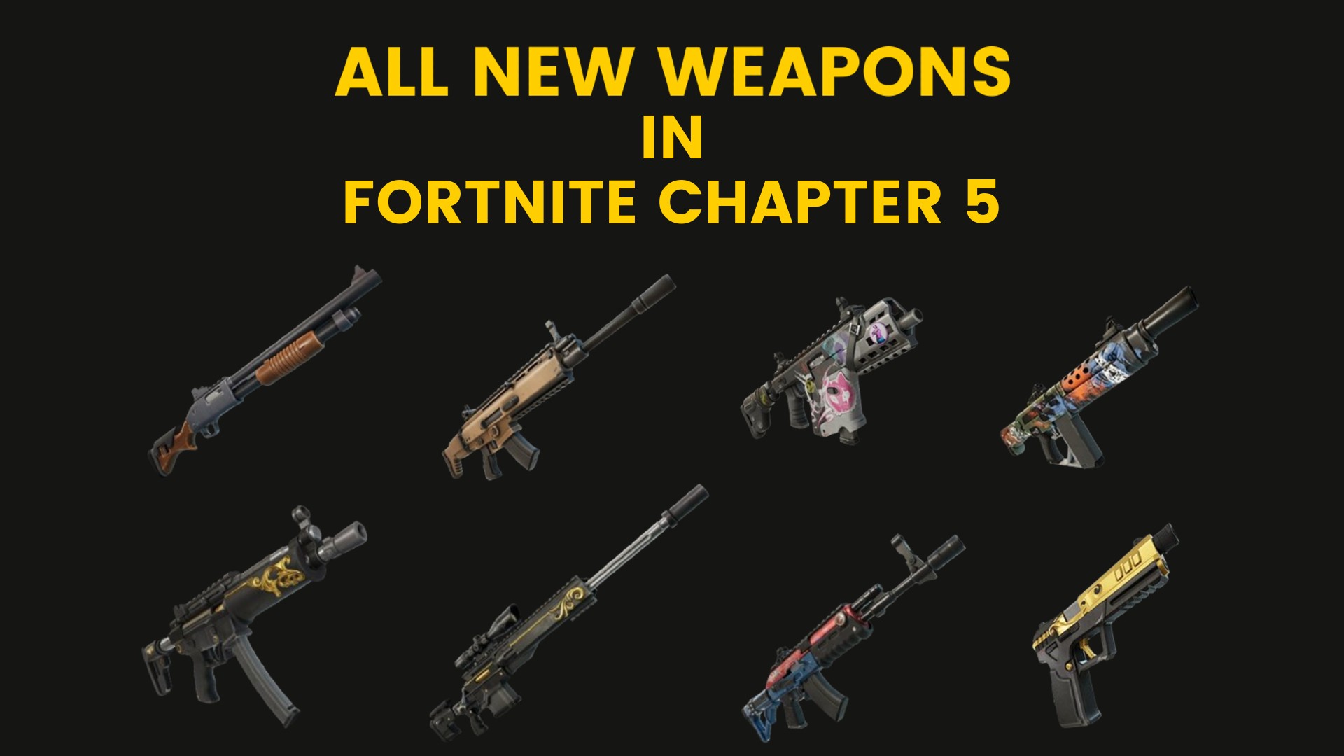 All Weapon Case locations in Fortnite Chapter 5: Season 1