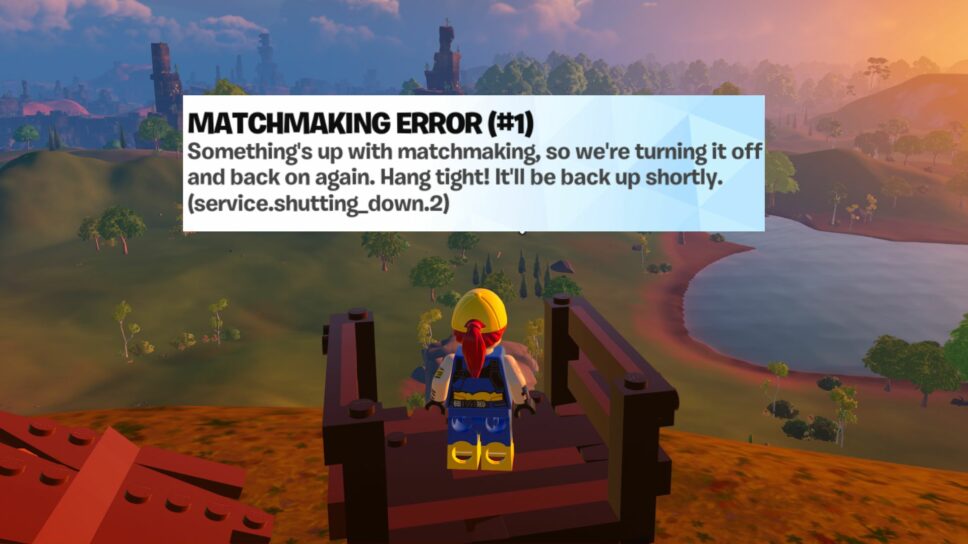 How to fix the LEGO Fortnite matchmaking error cover image