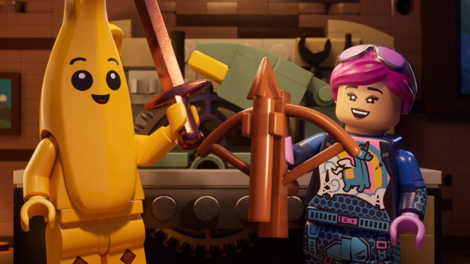 Are there guns in LEGO Fortnite? cover image