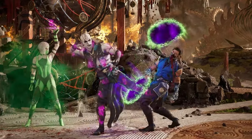 Quan Chi and Khameleon versus Sub-Zero in Mortal Kombat 1 (Image via NetherRealm Studios)