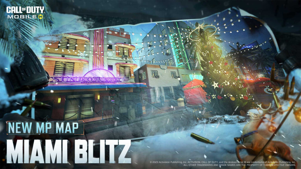 Holiday Miami Blitz map (Image via Activision Publishing, Inc.)