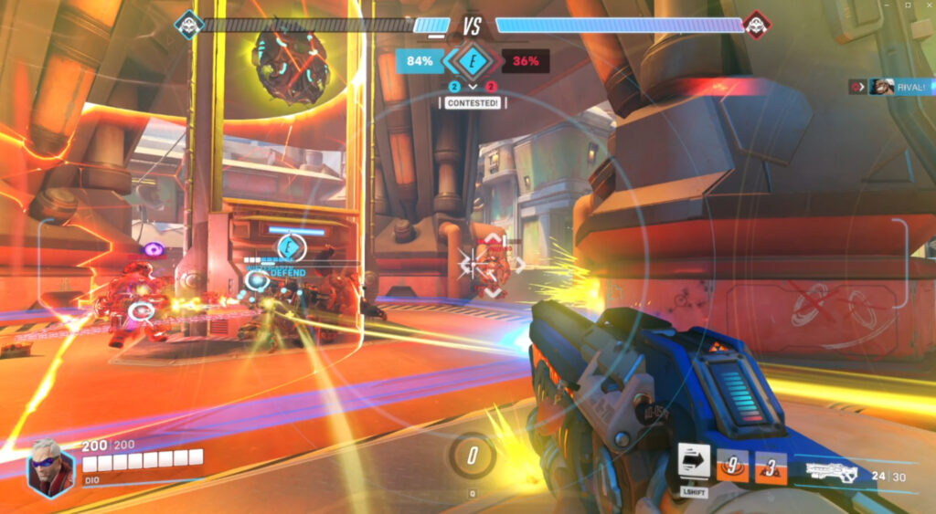 Capture the point in the Overwatch 2 Battle of the Beast game mode (Image via Blizzard Entertainment)