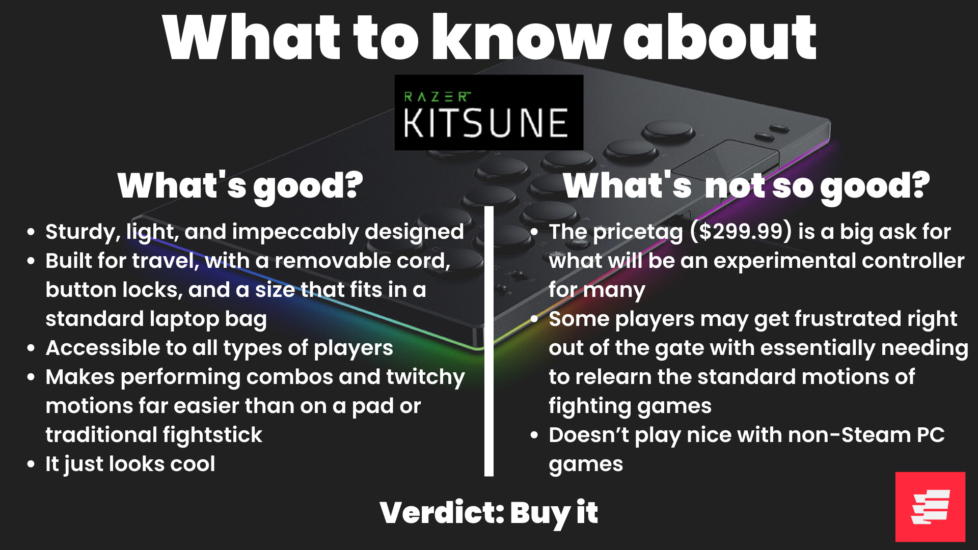Razer Kitsune review: Is the next-gen Hitbox worth buying?