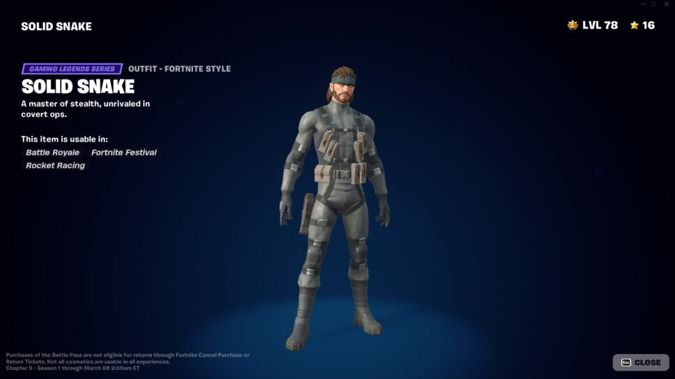 When is Solid Snake coming to Fortnite? cover image