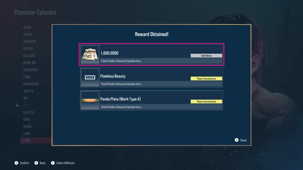 Rewards screenshot (Image via esports.gg)
