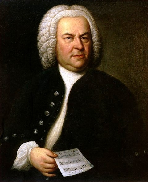 A portrait of Johann Sebastian Bach.