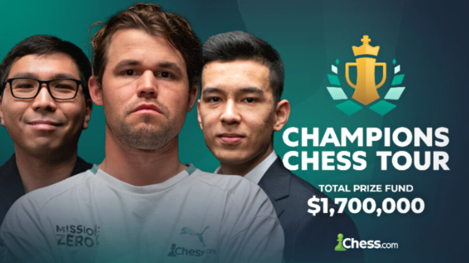 Champions Chess Tour 2024 breakdown: Dates, prize pool, and Tour Finals qualifications cover image