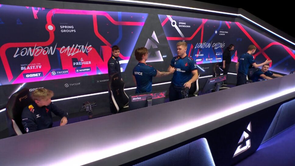 Astralis overcome Team Falcons super team in BLAST Premier Spring Groups cover image