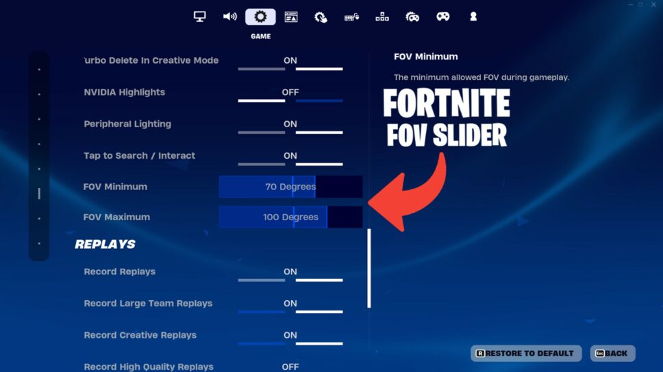 New FOV Slider in Fortnite explained cover image