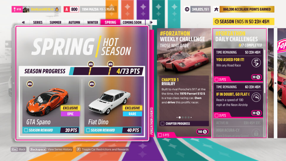 Forza Horizon 5 Series 29 Spring challenges guide cover image