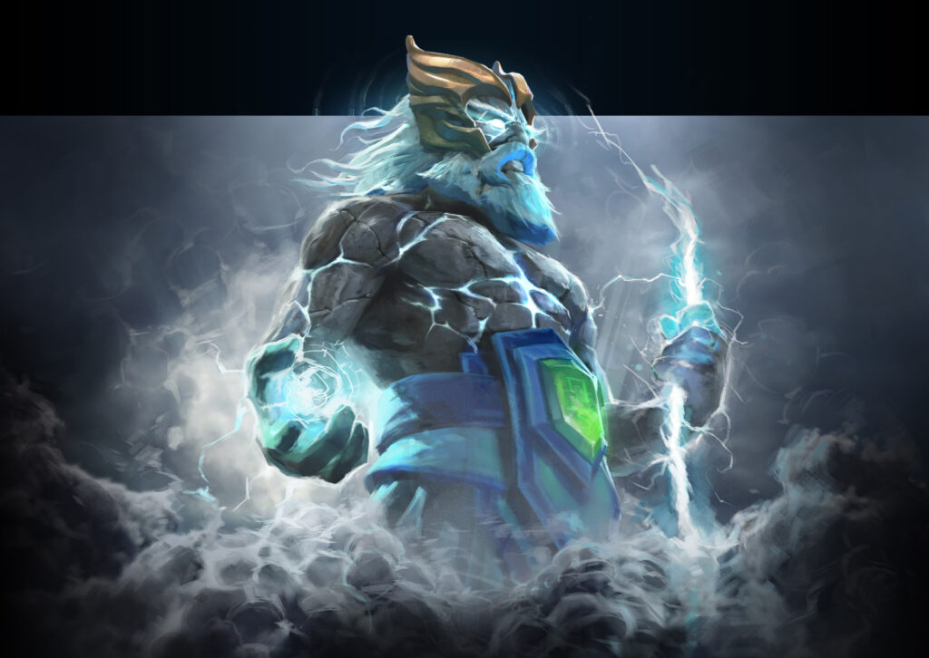 The Tempest Helm of the Thundergod came with a Zeus remodel in late 2015 (Image via Valve)