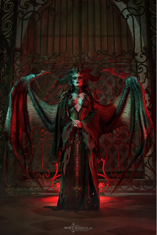 Cinderys_Art as Lilith (image via u/Cinderys on Reddit)