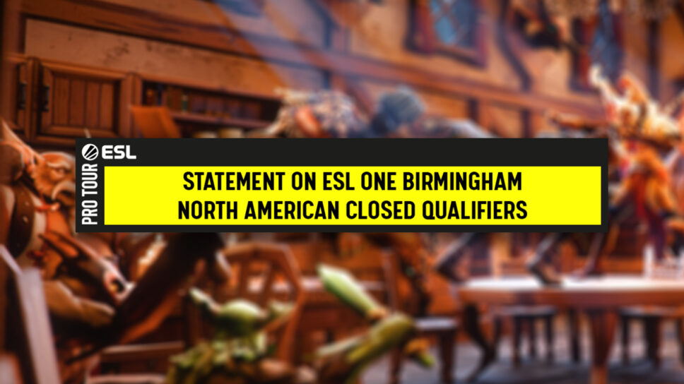 Teams forfeit ESL One Birmingham NA Closed Qualifiers cover image
