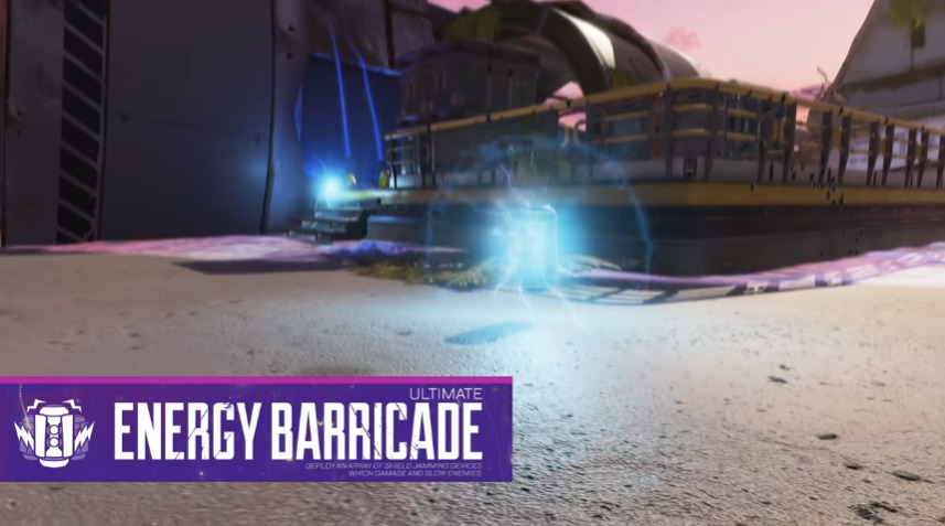 Setting up Energy Barricade (Image via Electronic Arts Inc.)