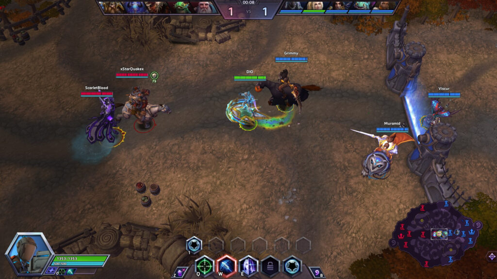 Heroes of the Storm screenshot (Image via Blizzard Entertainment)