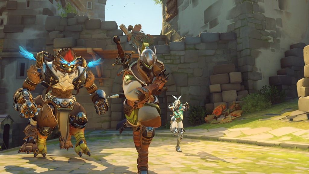 Orisa, Genji, and Tracer in the game (Image via Blizzard Entertainment)