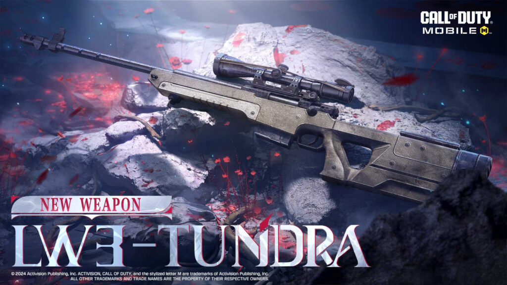 The LW3-Tundra Sniper Rifle in CoD Mobile (Image via Activision Publishing, Inc.)