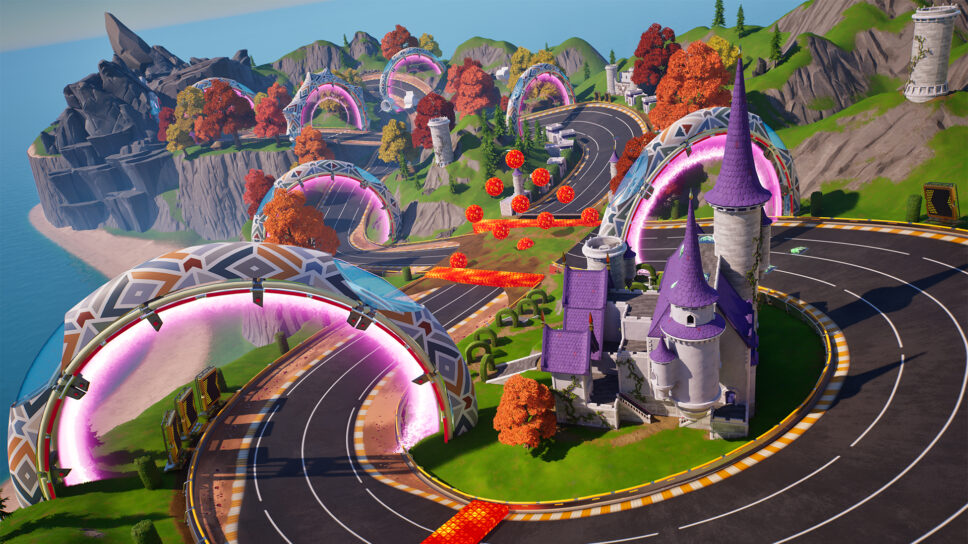 Fortnite’s Rocket Racing adds 2 new tracks in new update cover image