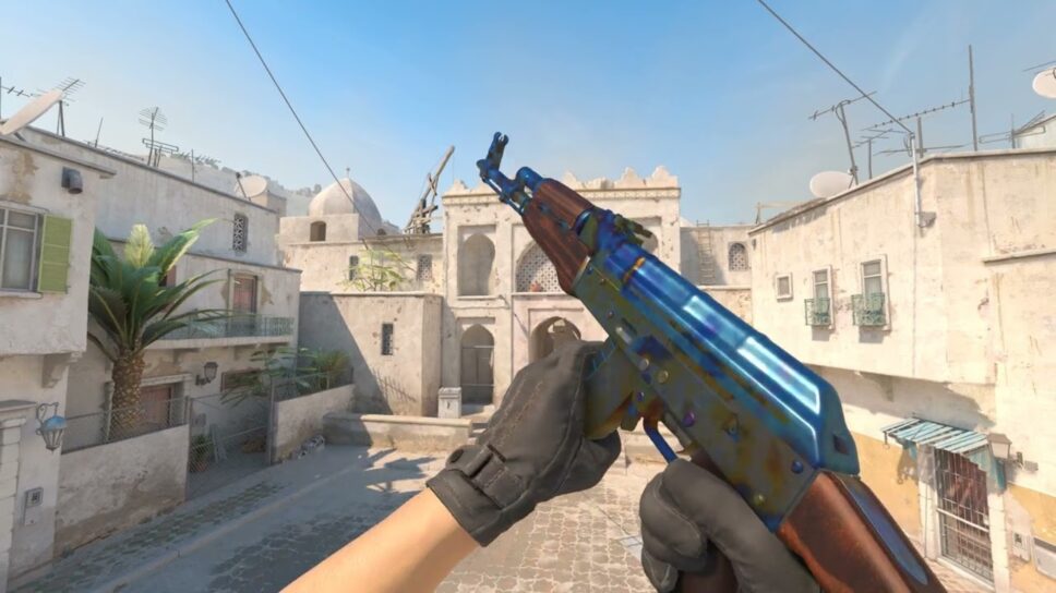 The most expensive CS2 gun skin could soon be this blue gem AK cover image