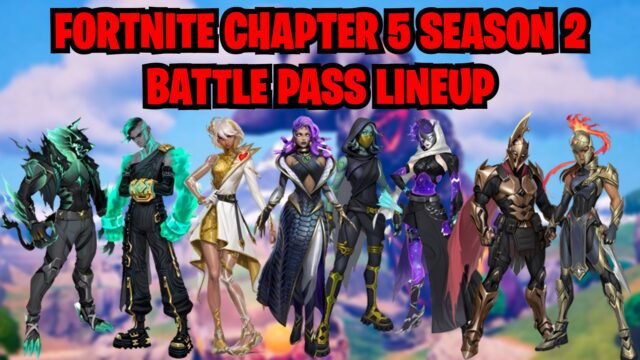Fortnite Chapter 5 Season 2 Battle Pass: All leaked skins preview image