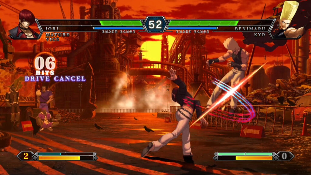 KOF XIII GM gameplay screenshot (Image via SNK Corporation)