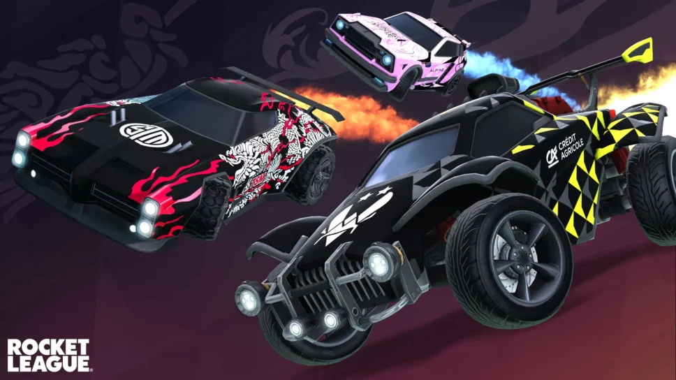 Rocket League adds esports decals to the game cover image