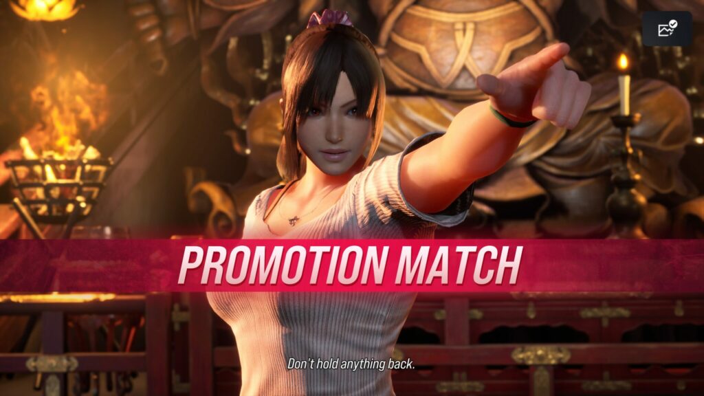 You'll receive a warning if you're about to enter a Promotion Match (Win it to rank up!)