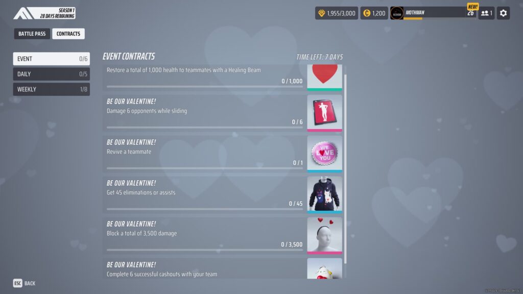Six contracts means six cosmetics for you (Screenshot via esports.gg)