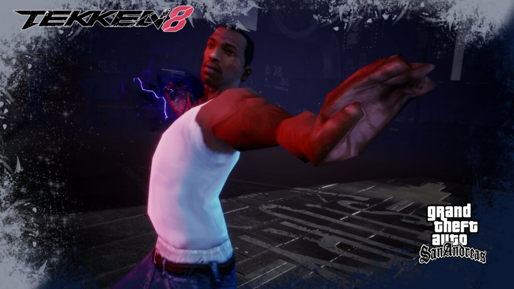 Kazuya as CJ from San Andreas via a Tekken 8 Mod