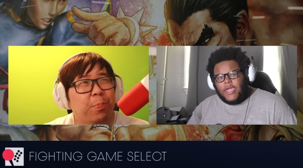 Justin Wong on Fighting Game Select (Image via <a href="https://www.youtube.com/@FightingGameSelect/videos">Fighting Game Select YouTube</a>)