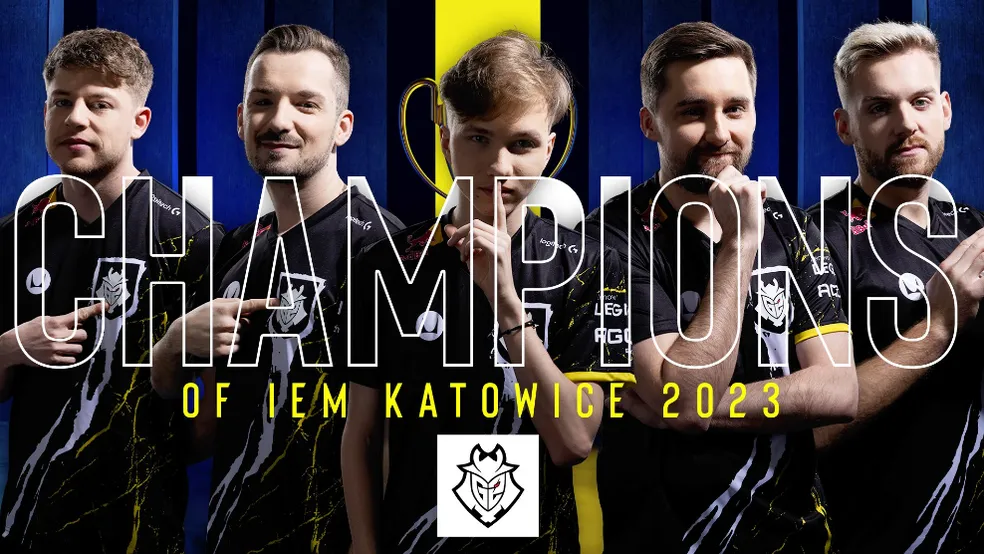 G2 were the champions of the last edition of IEM Katowice (Image via ESL)