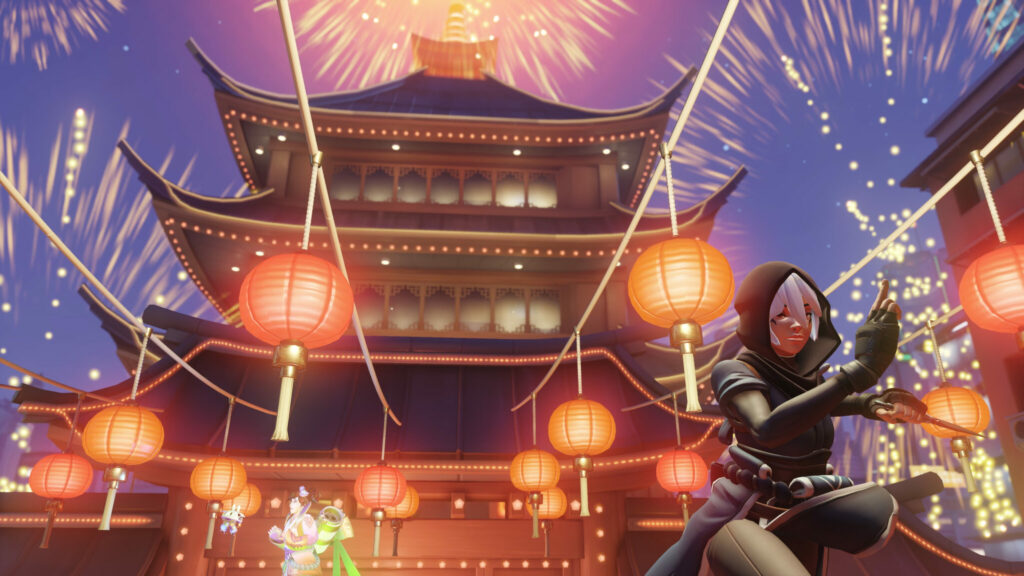 Lijiang Night Market is a new prop hunt map (Image via Blizzard Entertainment)