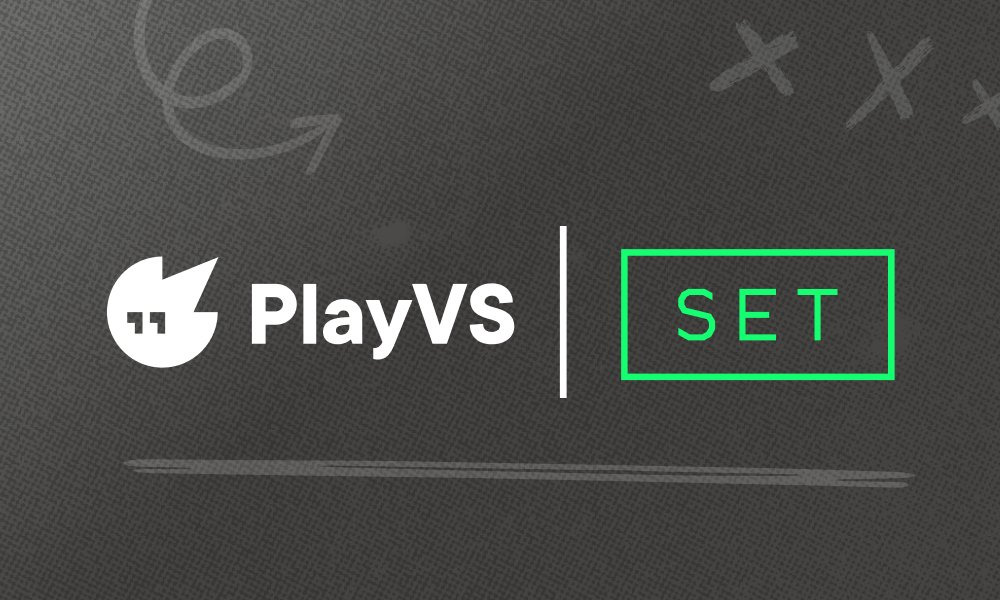 PlayVS and SET graphic (Image via PlayVS and SET)