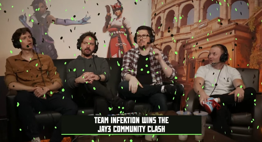 Infektion players won the Overwatch 2 Jay3 Community Clash (Image via Jay3 on YouTube)