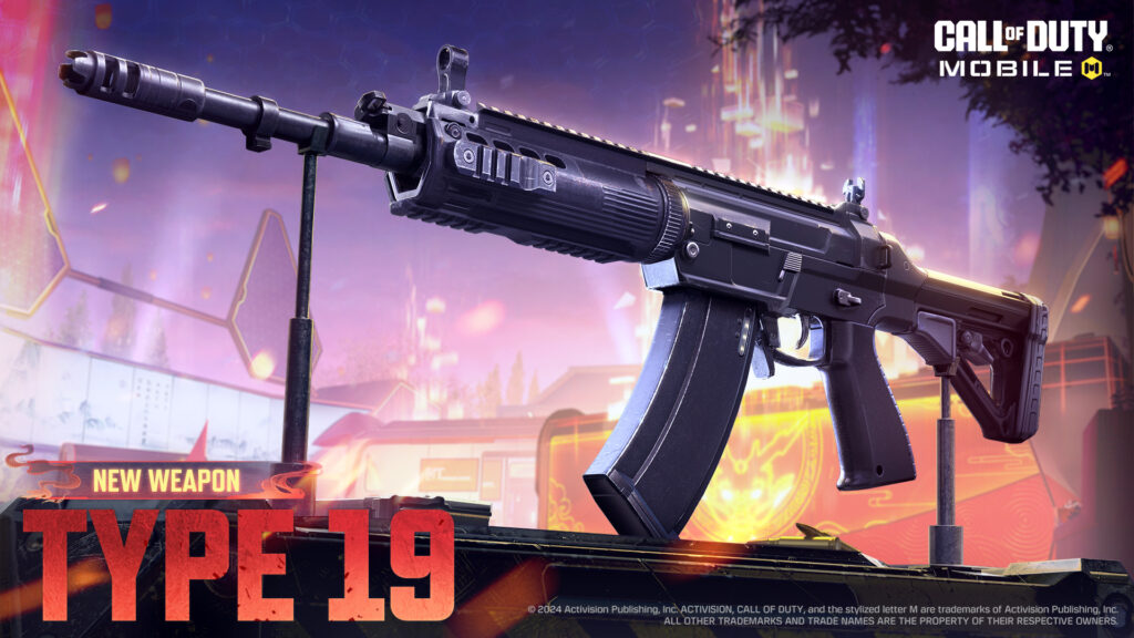 The Type 19 weapon in CoD Mobile (Image via Activision Publishing, Inc.)