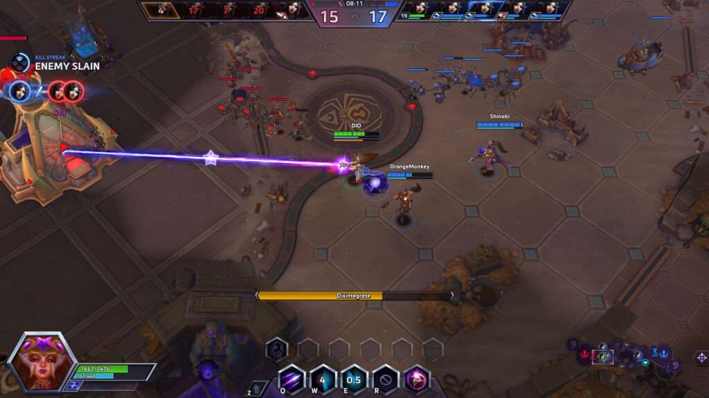 Lost Cavern is a single-lane map in Heroes of the Storm (Image via Blizzard Entertainment)