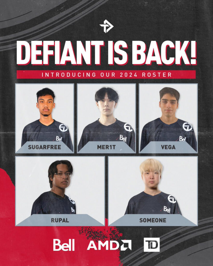 OWCS Toronto Defiant team (Image via Toronto Defiant)