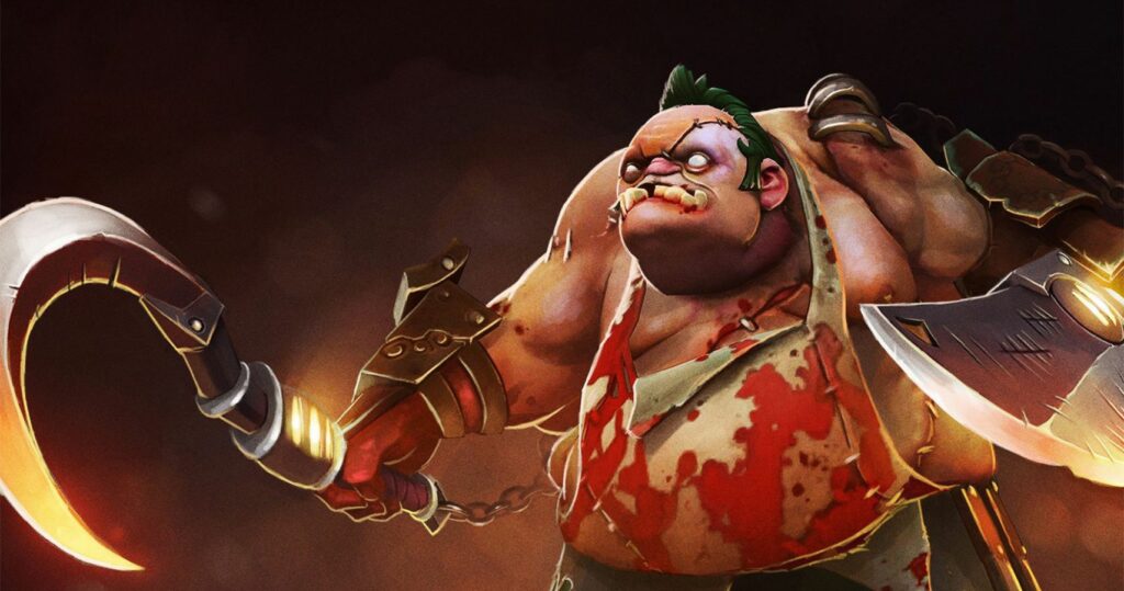 Pudge, one of the four pre-selected heroes for Betboom's solo tournament
