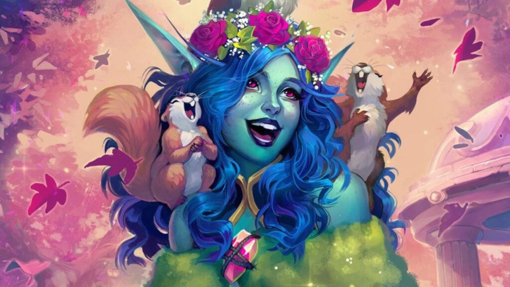 Fairy Tale Caroler artwork (Image via Blizzard Entertainment)